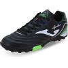 Joma Scarpe Calcio Calcetto Joma Aguila 2501 TURF Nero Verde Sintetico