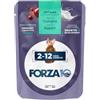 Generico FORZA 10 Gatto Patè Kitten 2-12 mesi - Coniglio | alimento umido completo per gatti in crescita, monoproteico, 12 bustine da 80 grammi l'una.