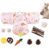 Generico Hamster Tunnel Toys, Interactive Hamster Cage Accessories 29x24x1.5cm, Exercise Habitat for Chewing, Climbing, Hiding, Burrowing, and Digging with Fun Balls