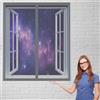 GUOGAI Magneti Rete Anti Zanzare 80 x 120 cm Easy to Install Senza Fori Zanzariera Finestra Magnetica Impedendo Agli Insetti di Entrare per Windows, Grigio