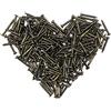 Yasorn Attrezzi decorativi di scatole decorative dell'oggetto d'antiquariato del chiodo di legno Accessori Mini vite del chiodo (bronzo, insieme di 500pcs)
