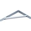 Element System 18133-00167 - Supporto per mensole pesanti, modello Samson, 2 pezzi, 3 dimensioni, 3 colori, 210 x 300 mm, colore: Alluminio sbiancato