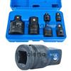 topolenashop SET ADATTATORI RIDUTTORI 6 PZ IMPATTO BUSSOLE ARIA COMPRESSA UTENSILI AD ARIA