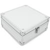 ECI AR Carry Box®, piccola valigetta in alluminio, cassetta degli attrezzi, vuota, 200 x 200 x 90 mm, alluminio/argento