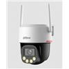 Dahua Telecamera PTZ Wi-FI Esterna WizColor 5MP, Risoluzione 4K, Montaggio a Parete o Soffitto, Controllo tramite App IPC-PT2549DC1-SW-PV