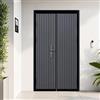 YXRS Zanzariere Magnetiche per Porte Finestre 70 x 300 cm Nessun Attrezzo Richiesto Tenda Magnetica Zanzariera Porta Facile da Installare per Porte da Balcone/Cantine/Terrazze, Nero