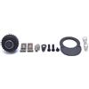 ARMYJY Kit di riparazione da campo per chiave dinamometrica con testa a cricchetto, interfaccia cromata, colore nero (L)