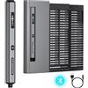 ARROWMAX Set di cacciaviti elettrici intelligenti, 70 in 1, avvitatore di precisione a batteria con app Bluetooth e display OLED, punte in acciaio S2, set di attrezzi per computer portatile, cellulare