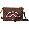 SPRAYGROUND pochette a mano + tracolla 910B7841NSZ sharks in Paris clutch