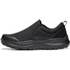 POFH Scarpe Uomo Slip-On Ortopediche, Pianta Larga, Casual da Passeggio, Stile Comfort(Black,45 EU)