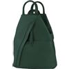 modamoda de - T180 - ital Borsa da donna zaino in nappa, Colore:benzina