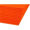 cyclingcolors 2x Foglio di Feltro Hobby Artigianato Cucito Scrapbooking Arte Artigianato Decorazione Decoupage A4 20x30cm spessore 1,5-2mm Poliestere 300 g/m² - arancione neon