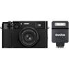 Fujifilm X100VI + Godox iT22 - Mini flash TTL nero"