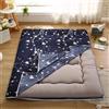 CMHYBS Coprimaterasso per Pavimento Futon,Coprimaterasso Futon Giapponese con Cerniera,Copertura Protettiva per Tappetino Tatami Cotone Lavabile con Cerniera,Senza Materasso(Size:90x190cm,Color:C)