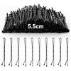 Elalove 200 Forcine per Capelli, Nere in Metallo Resistente da 5.5 cm per Acconciature di Tutti i Giorni e Occasioni Speciali Set di Mollette Fermagli e Accessori Versatili per Donna e Bambina