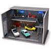NUEIOVRW Diorama 1/64 - Vetrina per auto, per garage, officina, modello adatto per Hot Wheels Matchbox Mini GT Diecast Cars, illuminazione a LED dimmerabile per manutenzione auto, officina (officina giapponese