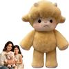 heofonm Peluche Che Corre, Running Plushie, Mucca Cinghiale Procione Pecora, Adorabile Animale Peluche 45cm, Cuscino Morbido Anti Stress per Bambini e Adulti (#E)