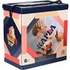 KAPLA - Set di costruzioni con 120 assi di legno colorate (natura, rosso, rosa, blu scuro), giocattolo di legno, da 2 anni…