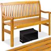 KESSER® Panchina da Giardino in Legno, Incl. Custodia, Panca 2-3 Persone | Resistente alle Intemperie | Caricabile 225 kg | 125 cm | Per Balcone