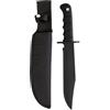 Mil-Tec US BOWIE coltello da Combattimento, nero,