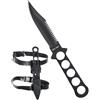 Mil-Tec Coltello subacqueo, nero,