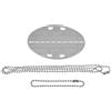 MFH Dog Tag targhetta ovale con catenella,
