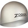 Zoggs Cuffia da nuoto in silicone, unisex, facile da montare, colore argento, normale