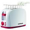 G3 Ferrari G10179 Tostapane To-Stàr, 800 Watt, Pinze INOX, Ampie fessure per toast farciti, Vassoio raccogli briciole, 7 livelli di cottura, Bianco