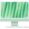 APPLE - iMac 24' Retina Display 4,5K Chip M4 con CPU 8-core GPU 8-core 16GB 256GB SSD Verde - SPEDIZIONE GRATUITA