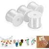 St.kunkka 1PC 0.2-1mm Lenza per Perline Filo Trasparente Non-Elastico Stringa di Nylon Perline Cavo Filo Per Creazione di Gioielli Forniture All'ingrosso