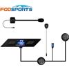 Fodsports F2 citofono per moto auricolare per casco Bluetooth 1000M BT Interphone Type-C USB Voice Prompt