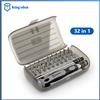 KING'SDUN Set di cacciaviti di precisione 32 in 1 Kit di attrezzi manuali manuali portatili Wireless Cordless Magnetic Small Bit per telefono cellulare Xiaomi nuovo