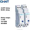 CHNT CHINT Serie NTE8 Relè di ritardo Controllo Spegnimento Ritardo di accensione NTE8-A NTE8-B 10S 120S 480S AC220V DC24V Timer digitale su guida Din