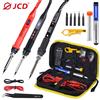 JCD Kit saldatore 80W Display digitale LCD Temperatura regolabile con interruttore Ferro portatile 220V/110V Strumenti di saldatura 908U