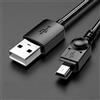 LMDAOO Mini USB 1M 2M cavo Mini USB a USB cavo di ricarica dati veloce per lettore MP3 MP4 Car DVR GPS fotocamera digitale HDD Mini USB