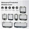 NONE Copertura per finestra trasparente impermeabile IP67 in plastica ABS per scatola di giunzione esterna Interruttore protettivo senza montaggio su base Din