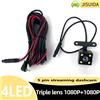 JISUIDA 5pin Car Mounted Car DVR 4LED telecamera per retromarcia 170 ° Motor Vehicle Mirror Dash Cam DVR telecamera per retromarcia 2.5mm impermeabile
