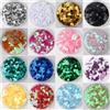 isequins 3mm 4mm 5mm 6mm Piatto Rotondo PVC Paillettes Sciolti Paillette Mestiere di Cucito Per La Decorazione di Cerimonia Nuziale Indumento Abito Scarpe Tappi Accessorio FAI DA TE