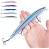 NONE 16 colori 18 cm 24g Minnow Richiamo di pesca Laser Crankbait Esca artificiale dura Plastica Grandi pesci finti Esche Esche da pesca in mare