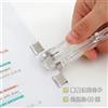 NONE Clip trasparente, clip a coda lunga in acrilico, clip per file in PP, graffetta per carta da esame, clip per frac da ufficio, clip in ferro