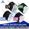 EGBO 10PCS 3V/5V/12V/24V Cicalino Attivo Magnetico Lungo Tono Bip Continuo Allarme Suoneria 12 millimetri MINI Active Piezo Buzzers Misura Per Arduino