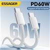 Essager 60W USB Tipo C a Tipo C Cavo Per iPhone 16 15 14 Pro Xiaomi Huawei Cavo USB C di Ricarica Veloce Per Samsung Cavo Veloce