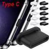 NONE Tappi antipolvere in silicone Tipo C Tappo di protezione per porta di ricarica per Iphone 15 Plus Pro Max Xiaomi Samsung Copri spina antipolvere