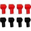 NONE 20 pz coperchio terminale della batteria stivali isolamento capocorda protettivo batteria auto catodo terminale positivo copertura isolamento della nave