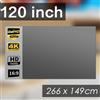 AnovaTec Schermo per proiettore portatile 16:9 Schermi di proiezione pieghevoli Home Cinema House Indoor Outdoor Theater 4K HD 1080P Anti luce piatta
