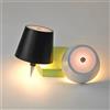 GCTECHING Lampada da tavolo con bottiglia di ricarica USB Touch Control di 3 colori e lampada da notte con regolazione continua adatta per luci da scrivania per bottiglie di vino da bar