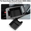 NONE ABS Organizer Per Renault Dacia Duster 2025 2026 Auto Bracciolo Scatola di Immagazzinaggio Accessori Interni Console Centrale Vassoio Riordino