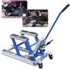 NONE Sollevatore Idraulico a Forbice Portatile da 680 kg con Ruote e Maniglia per Manutenzione Moto, ATV e Dirt Bike