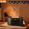cooskr Umidificatore a fiamma Aroma Umidificatore Mini oli essenziali Umidificatori per diffusore di fragranze per aromaterapia domestica con luce a LED