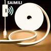 saimili Striscia LED Neon 5V USB con Sensore di Movimento Intelligente, Dimmerabile e Flessibile per Decorazioni Retroilluminazione TV e Ambienti
